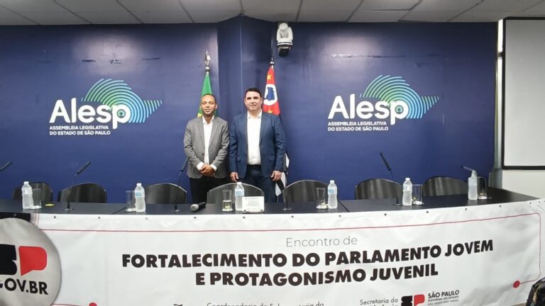 Vereador Tio Lê participa de evento na Alesp e busca investimentos para a juventude de Rio Grande da Serra