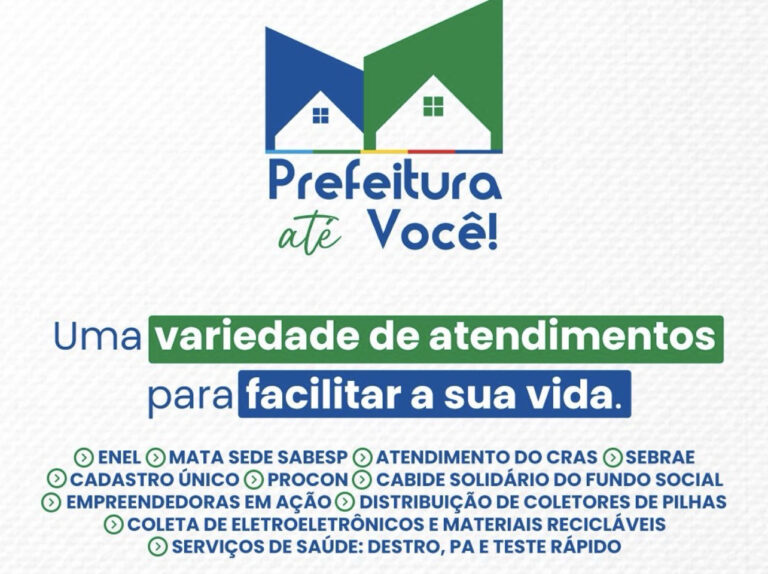 Prefeitura de Rio Grande da Serra leva serviços essenciais ao Parque dos Ipês com ação “Prefeitura até Você”