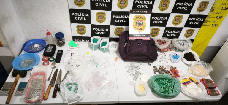 Polícia Civil e GCM apreendem mais de 1,8 mil porções de drogas em operação no Sítio Maria Joana